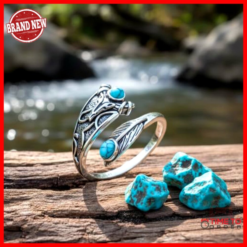 Adjustable Sterling Silver Ring Boho Western Vint… - image 3